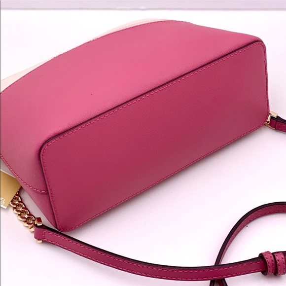 Michael Kors MD Dome Crossbody Rosewood Multi - Picture 10 of 11
